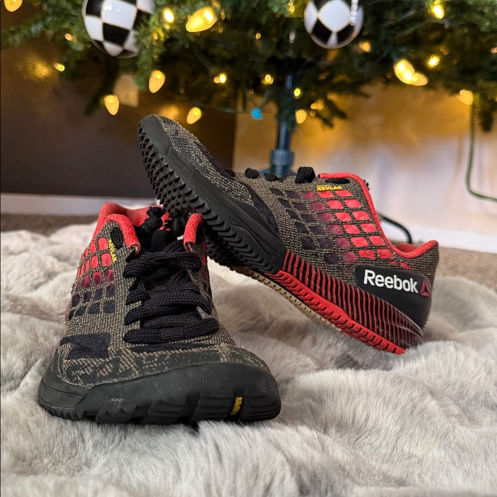 Reebok Athletic Shoes - Black and Red